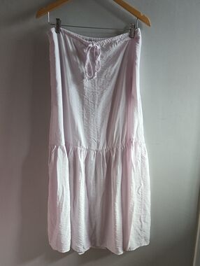 Light Mauve/Pink Young Fabulous & Broke Tiered Maxi Skirt Size Small